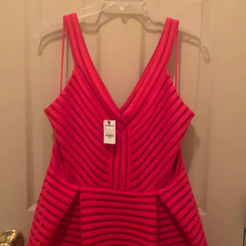 Express Red Fit&Flare Dress size 12